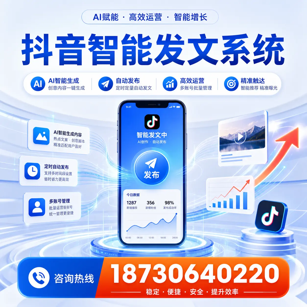 如何通过抖音智能发文系统提升 白城 企业的市场竞争力