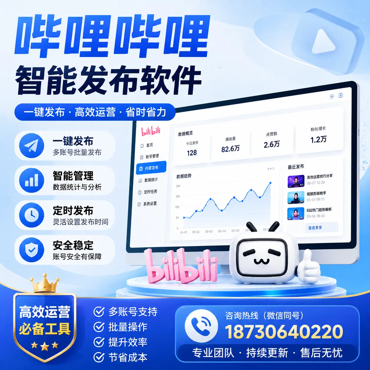 解密哔哩哔哩智能发布软件：功能与优势分析在 白城